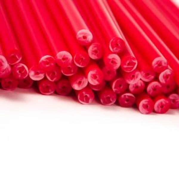 CakePop Sticks - Kunststoff Rot 15cm